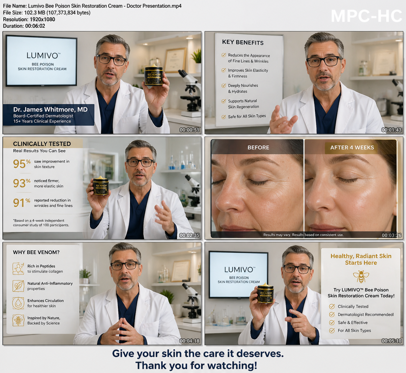 LUMIVO™ Advanced Bee Venom Skin Restoration Cream 🐝 (🔥EXCLUSIVE OFFER - 80% OFF TODAY ONLY) ✨👩‍🔬