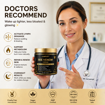 LUMIVO™ Advanced Bee Venom Skin Restoration Cream 🐝 (🔥EXCLUSIVE OFFER - 80% OFF TODAY ONLY) ✨👩‍🔬